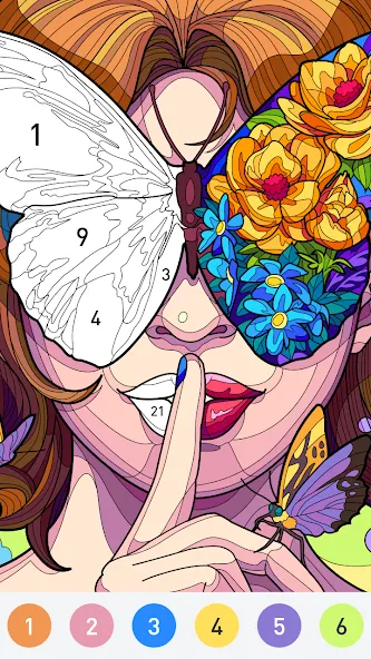 Color Now - color by number бесплатно на Андроид — мод: Без рекламы и все цвета открыты — скриншот 1 Color Now - color by number бесплатно на Андроид — мод: Без рекламы и все цвета открыты — скриншот 1
