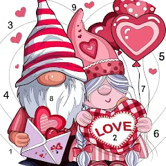 Мод Love, Heart Coloring Book — Романтические раскраски без ограничений, скачать APK