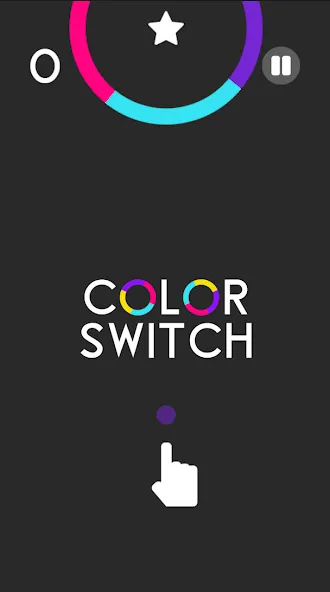 Скачать Color Switch: Endless Play Fun на Андроид с модом — Безлимитные жизни и разблокированная игра — скриншот 1