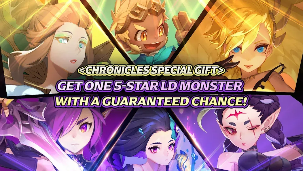 Summoners War: Chronicles — последняя версия с модом (Безлимитные ресурсы и усиленные персонажи) — скриншот 1 Summoners War: Chronicles — последняя версия с модом (Безлимитные ресурсы и усиленные персонажи) — скриншот 1