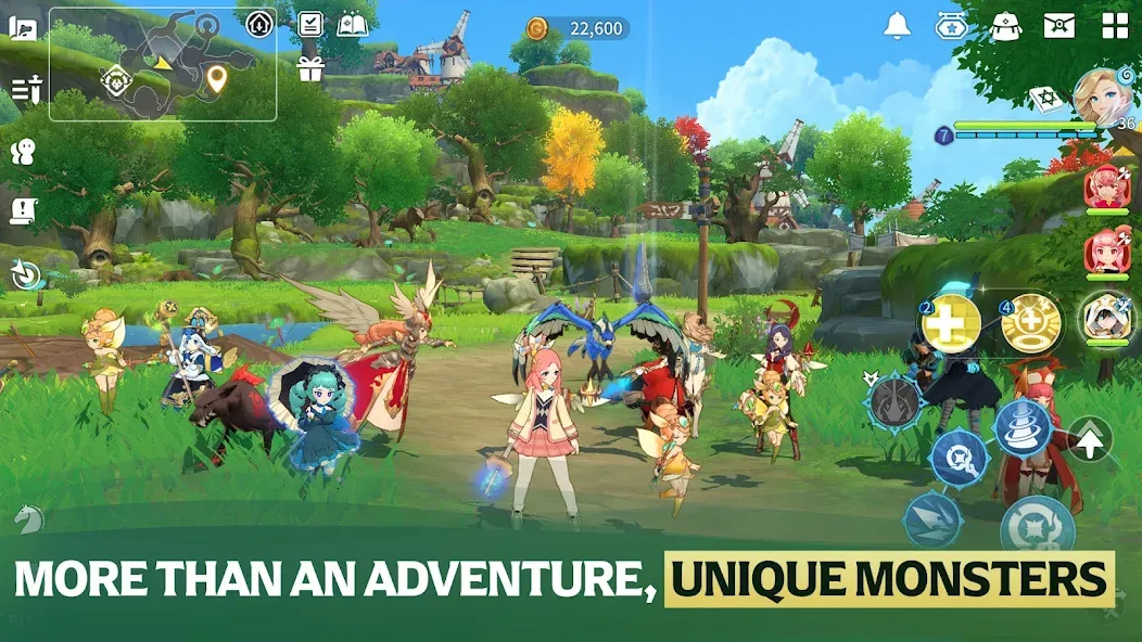 Summoners War: Chronicles — последняя версия с модом (Безлимитные ресурсы и усиленные персонажи) — скриншот 4 Summoners War: Chronicles — последняя версия с модом (Безлимитные ресурсы и усиленные персонажи) — скриншот 4