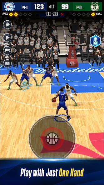 Скачать NBA NOW 24 последней версии — Бесконечные деньги и энергия — скриншот 2 Скачать NBA NOW 24 последней версии — Бесконечные деньги и энергия — скриншот 2