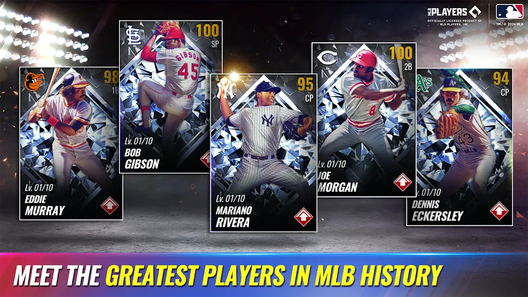 MLB 9 Innings 24 — скачать мод: Безлимитные деньги и энергия — скриншот 1 MLB 9 Innings 24 — скачать мод: Безлимитные деньги и энергия — скриншот 1