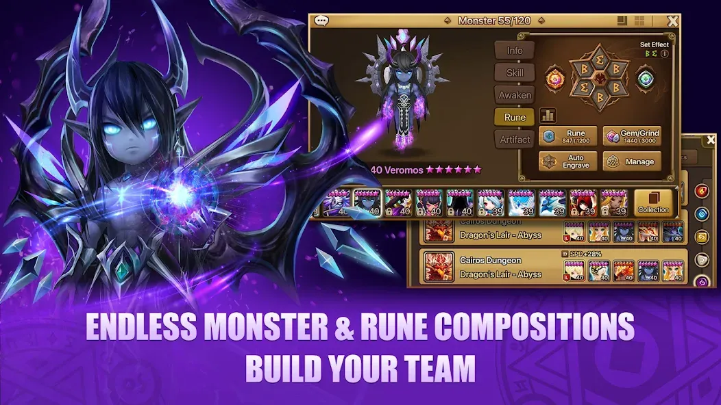 Summoners War — скачать мод: Безлимитные ресурсы и мощные монстры — скриншот 3