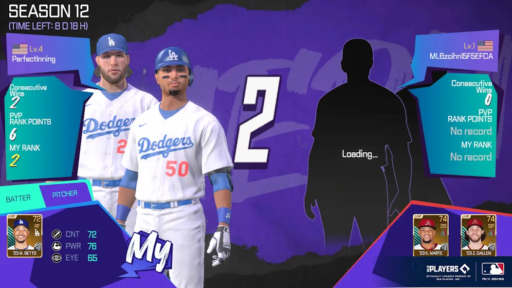 Мод MLB Perfect Inning 24 — Безлимитные деньги и усиленные игроки, скачать APK — скриншот 4