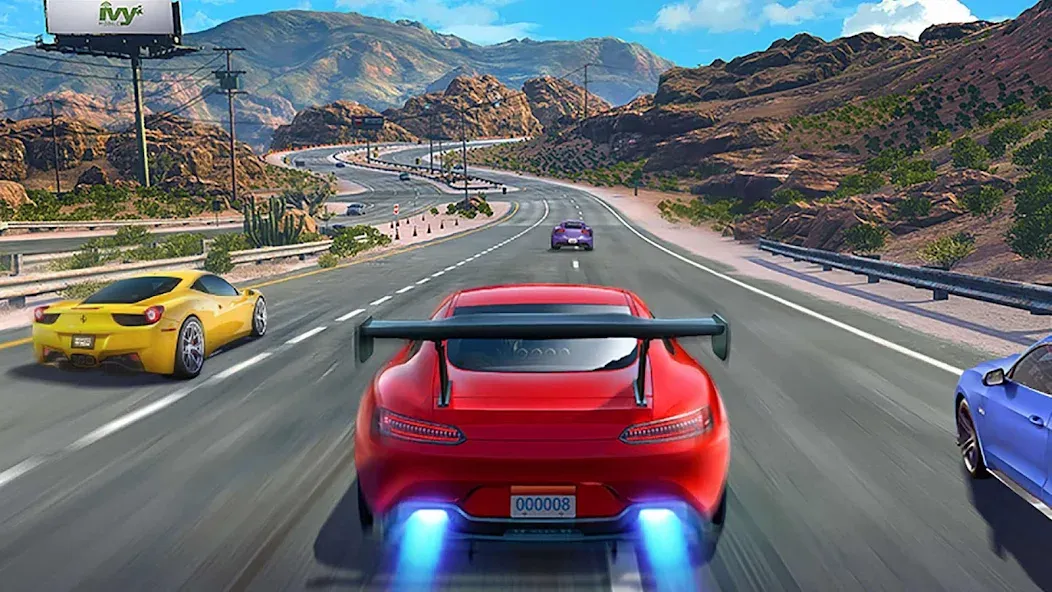 Street Racing 3D MOD APK скачать на Андроид — Безлимитные деньги и премиум-автомобили — скриншот 2