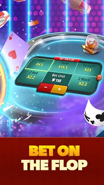 Скачать Poker Face: Texas Holdem Poker на Андроид с модом — Безлимитные фишки и все функции открыты — скриншот 4