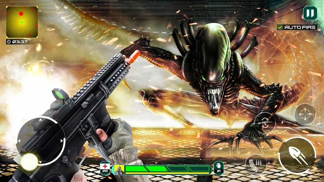 Alien - Dead Space Alien Games мод на Андроид: Безлимитные ресурсы и оружие — скриншот 2 Alien - Dead Space Alien Games мод на Андроид: Безлимитные ресурсы и оружие — скриншот 2