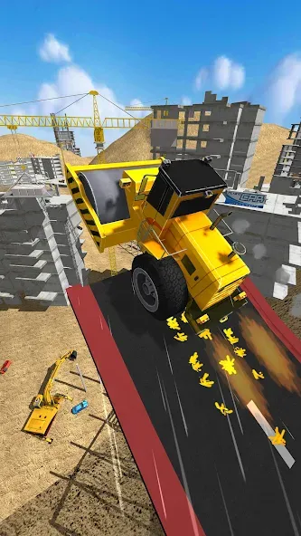 Скачать Construction Ramp Jumping на Андроид с модом — Безлимитные деньги и все уровни открыты — скриншот 5 Скачать Construction Ramp Jumping на Андроид с модом — Безлимитные деньги и все уровни открыты — скриншот 5