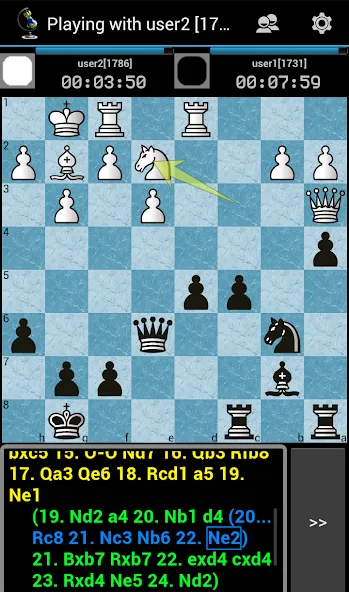 Chess ChessOK Playing Zone PGN — взломанная версия, Удобный просмотр и анализ партий — скриншот 1 Chess ChessOK Playing Zone PGN — взломанная версия, Удобный просмотр и анализ партий — скриншот 1