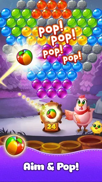 Скачать Bubble CoCo : Bubble Shooter — Безлимитные жизни и монеты — скриншот 2
