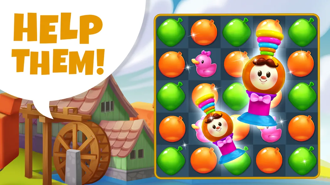 Скачать Aqua Blast: Match 3 Puzzle мод — Безлимитные жизни и подсказки — скриншот 5