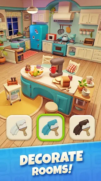 Скачать Zoey's Journey: Match & Design — Безлимитные монеты и подсказки — скриншот 2