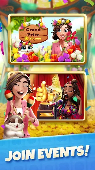 Скачать Zoey's Journey: Match & Design — Безлимитные монеты и подсказки — скриншот 3