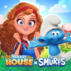 Скачать Merge Manor x The Smurf Collab Mod APK — Безлимитные монеты и алмазы