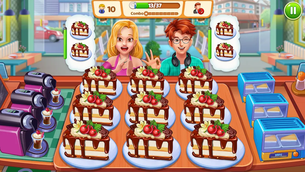 Food Voyage: Fun Cooking Games (Мод: Безлимитные монеты и все уровни открыты) — скачать на Андроид — скриншот 2