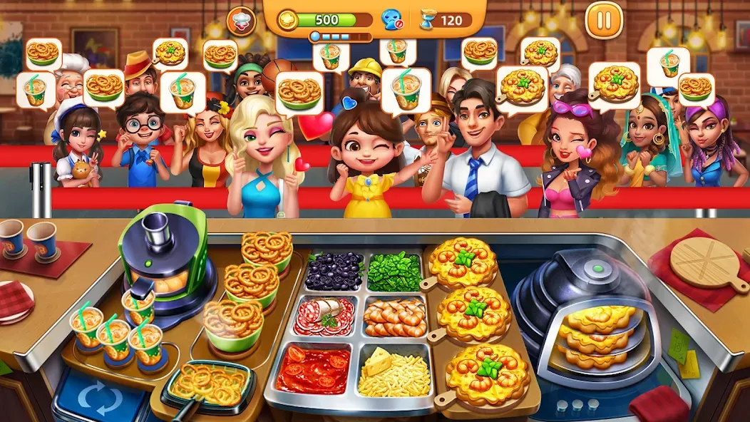 Скачать Cooking City - Cooking Games на Андроид с модом — Безлимитные монеты и алмазы — скриншот 2 Скачать Cooking City - Cooking Games на Андроид с модом — Безлимитные монеты и алмазы — скриншот 2