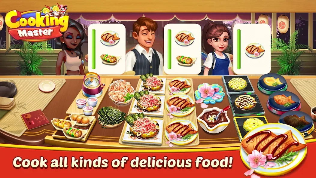 Cooking Master:Restaurant Game — Безлимитные деньги и все рецепты, скачать мод APK — скриншот 5