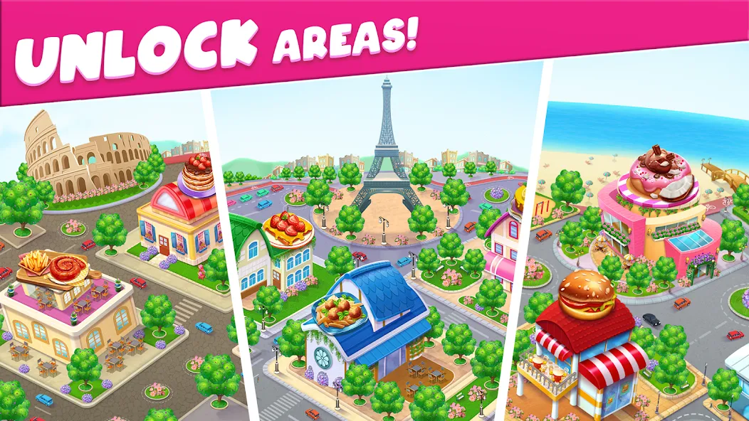 Cooking Taste Restaurant Games — взломанная версия, Безлимитные монеты и все блюда — скриншот 5