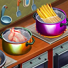 Cooking Team: Restaurant Games взлом на Андроид — Безлимитные монеты и энергия
