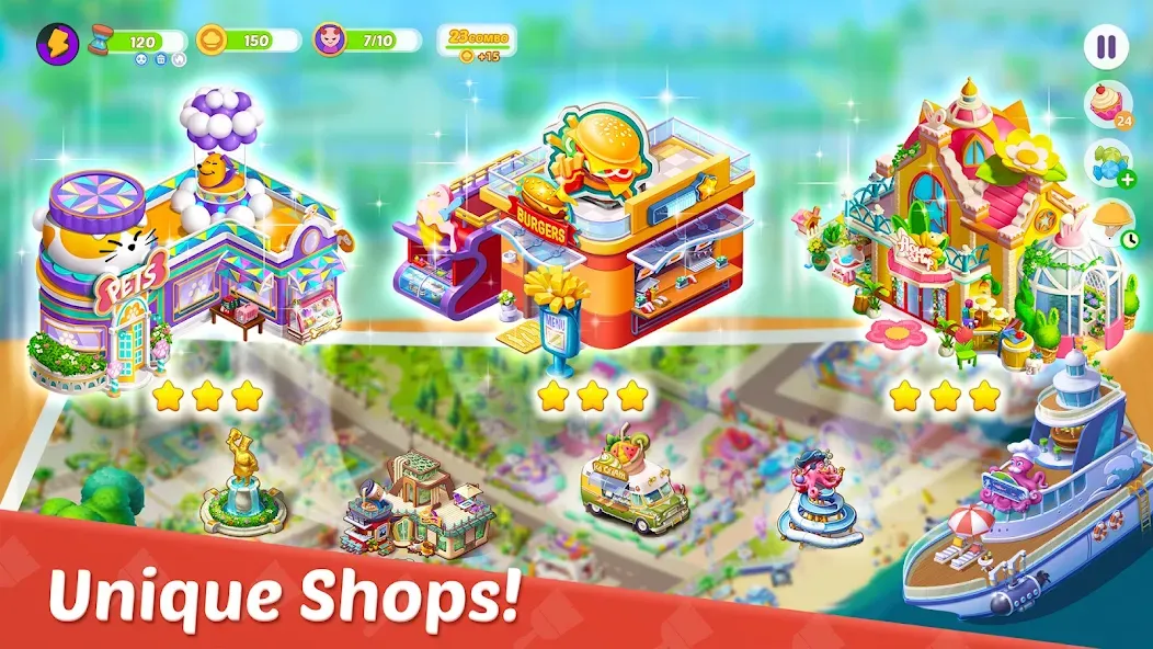 Cooking Town - Restaurant Game взлом APK — Безлимитные монеты и все рецепты — скриншот 5 Cooking Town - Restaurant Game взлом APK — Безлимитные монеты и все рецепты — скриншот 5