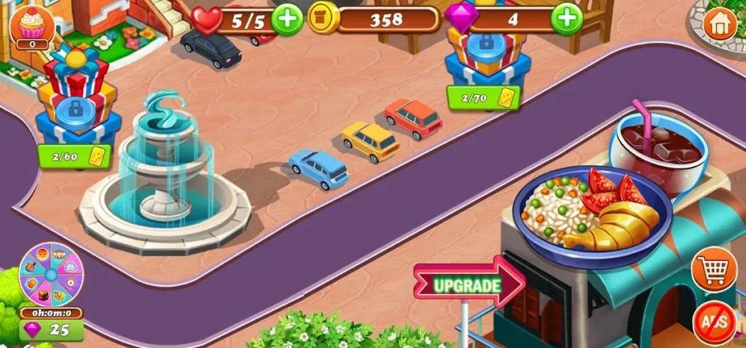 Мод Food Game Crazy Super Chef — Безлимитные деньги и открыты все рецепты, скачать APK — скриншот 3 Мод Food Game Crazy Super Chef — Безлимитные деньги и открыты все рецепты, скачать APK — скриншот 3