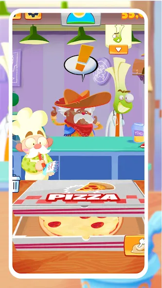 Pizza Maker - Cooking Games — последняя версия с модом (Безлимитные деньги и все рецепты) — скриншот 3 Pizza Maker - Cooking Games — последняя версия с модом (Безлимитные деньги и все рецепты) — скриншот 3