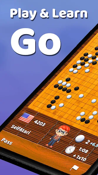 Go Game - BadukPop взлом APK — Безлимитные подсказки и премиум функции — скриншот 1 Go Game - BadukPop взлом APK — Безлимитные подсказки и премиум функции — скриншот 1