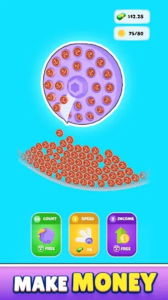 Coin Fever! взломанный APK — Безлимитные монеты и бонусы — скриншот 1