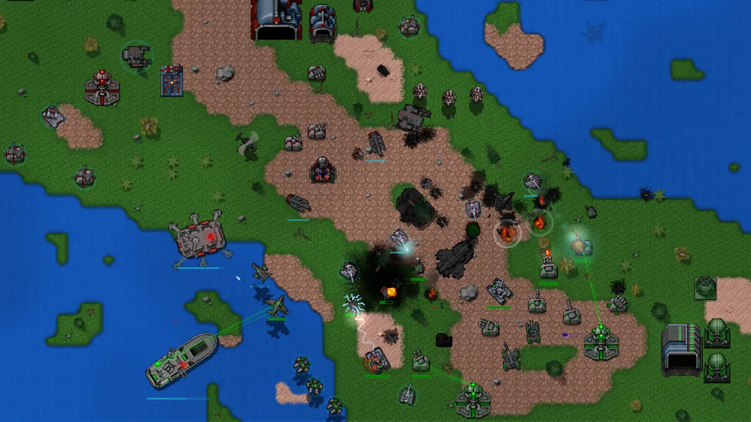 Rusted Warfare - Demo взлом на Андроид — Демо-версия стратегии в реальном времени — скриншот 1 Rusted Warfare - Demo взлом на Андроид — Демо-версия стратегии в реальном времени — скриншот 1