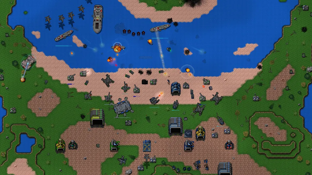 Rusted Warfare - Demo взлом на Андроид — Демо-версия стратегии в реальном времени — скриншот 2 Rusted Warfare - Demo взлом на Андроид — Демо-версия стратегии в реальном времени — скриншот 2