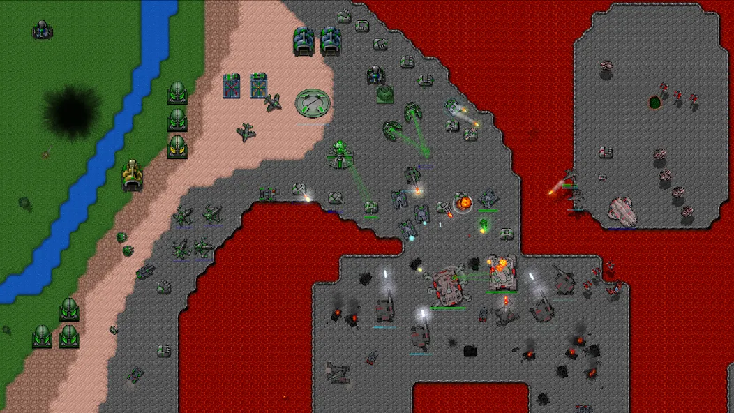 Rusted Warfare - Demo взлом на Андроид — Демо-версия стратегии в реальном времени — скриншот 4 Rusted Warfare - Demo взлом на Андроид — Демо-версия стратегии в реальном времени — скриншот 4