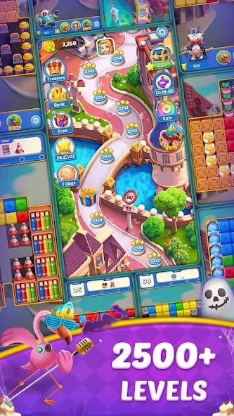 Cube Blast Journey: Toon & Toy бесплатно на Андроид — мод: Безлимитные монеты и все уровни — скриншот 5 Cube Blast Journey: Toon & Toy бесплатно на Андроид — мод: Безлимитные монеты и все уровни — скриншот 5