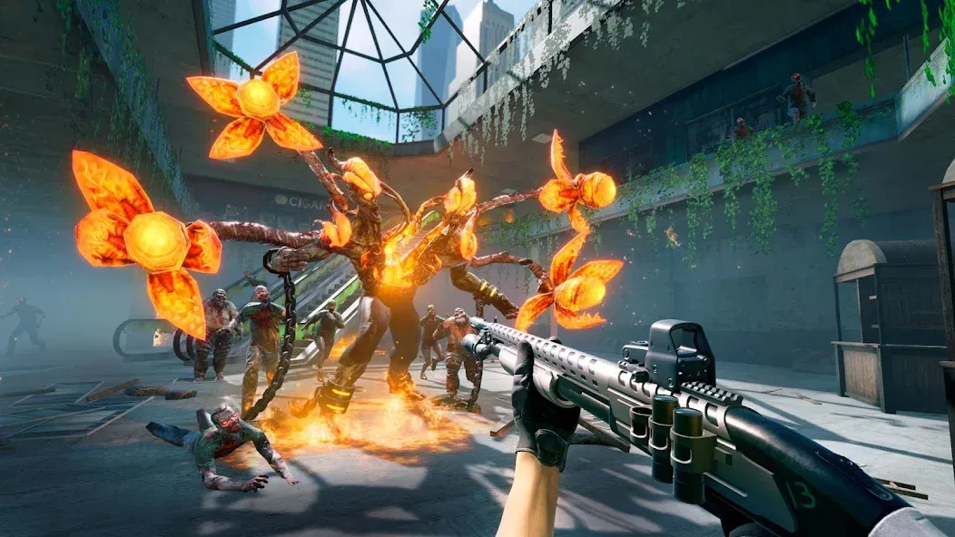 Скачать Zombie Fire 3D: Offline Game мод — Безлимитные монеты и патроны — скриншот 5 Скачать Zombie Fire 3D: Offline Game мод — Безлимитные монеты и патроны — скриншот 5