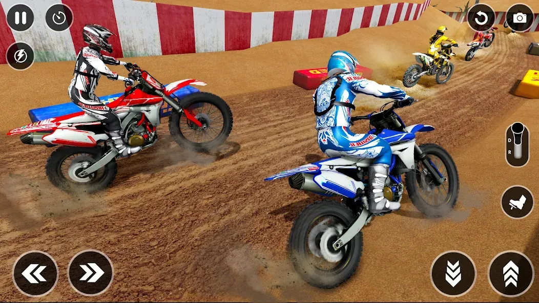 Mountain Dirt Bike Champions взлом на Андроид — Безлимитные деньги и топливо — скриншот 1 Mountain Dirt Bike Champions взлом на Андроид — Безлимитные деньги и топливо — скриншот 1