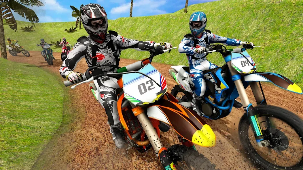 Mountain Dirt Bike Champions взлом на Андроид — Безлимитные деньги и топливо — скриншот 2 Mountain Dirt Bike Champions взлом на Андроид — Безлимитные деньги и топливо — скриншот 2