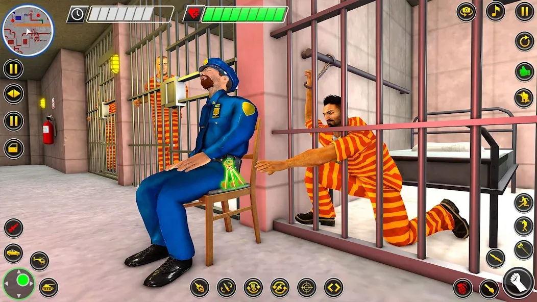 Grand Jail Prison: Escape Game (Мод: Побег из тюрьмы без ограничений) — скачать на Андроид — скриншот 1 Grand Jail Prison: Escape Game (Мод: Побег из тюрьмы без ограничений) — скачать на Андроид — скриншот 1