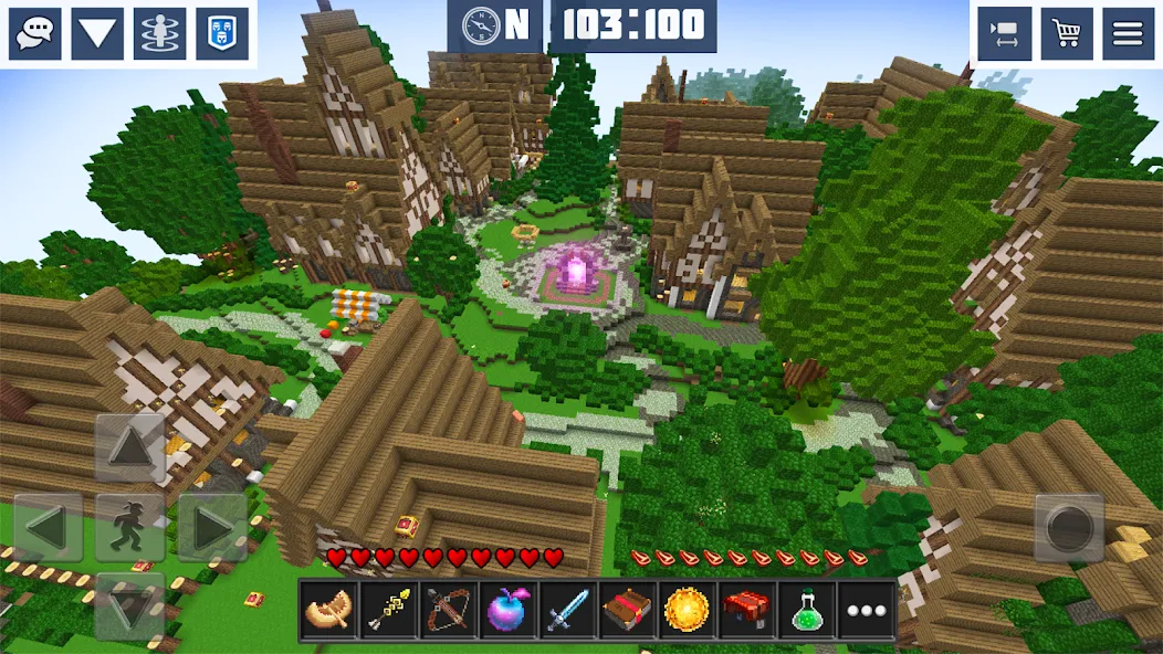 Block Craft World:Planet Craft бесплатно на Андроид — мод: Неограниченные ресурсы и открытые возможности — скриншот 2 Block Craft World:Planet Craft бесплатно на Андроид — мод: Неограниченные ресурсы и открытые возможности — скриншот 2