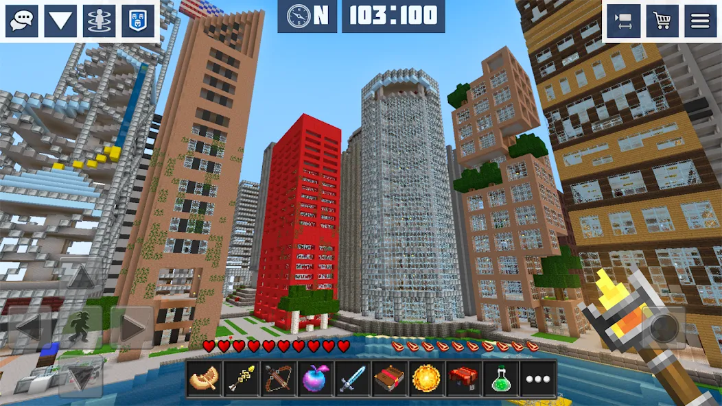 Block Craft World:Planet Craft бесплатно на Андроид — мод: Неограниченные ресурсы и открытые возможности — скриншот 3 Block Craft World:Planet Craft бесплатно на Андроид — мод: Неограниченные ресурсы и открытые возможности — скриншот 3