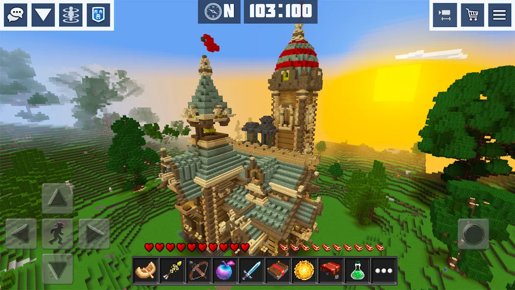 Block Craft World:Planet Craft бесплатно на Андроид — мод: Неограниченные ресурсы и открытые возможности — скриншот 5 Block Craft World:Planet Craft бесплатно на Андроид — мод: Неограниченные ресурсы и открытые возможности — скриншот 5