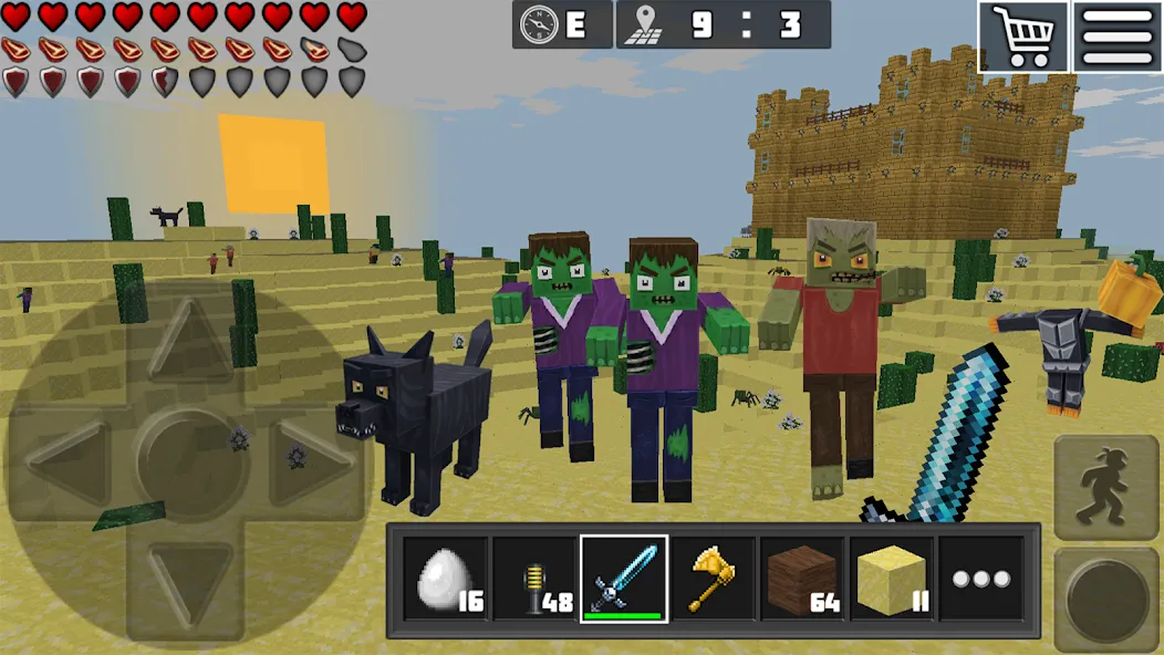 World Craft: Block Craftsman мод на Андроид: Безлимитные ресурсы и открыты все рецепты — скриншот 4 World Craft: Block Craftsman мод на Андроид: Безлимитные ресурсы и открыты все рецепты — скриншот 4