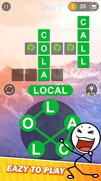 Скачать Word Connect - Word Search Mod APK — Без рекламы и подсказки доступны — скриншот 1 Скачать Word Connect - Word Search Mod APK — Без рекламы и подсказки доступны — скриншот 1