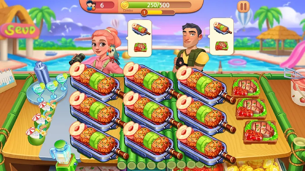 Скачать Cooking Journey: Cooking Games Mod APK — Безлимитные монеты и открыты все уровни — скриншот 4 Скачать Cooking Journey: Cooking Games Mod APK — Безлимитные монеты и открыты все уровни — скриншот 4