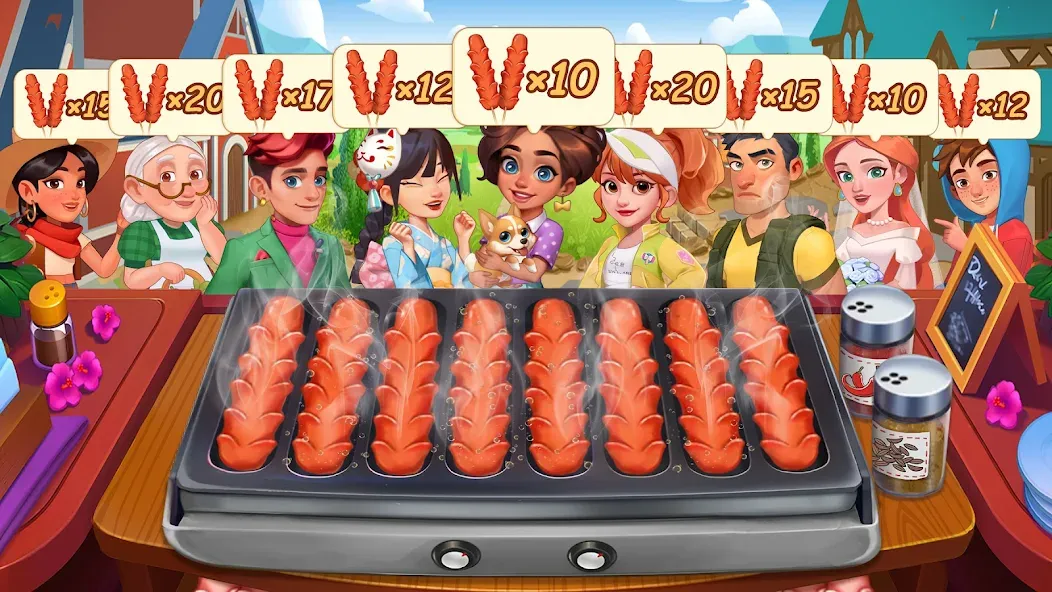 Скачать Cooking Journey: Cooking Games Mod APK — Безлимитные монеты и открыты все уровни — скриншот 5 Скачать Cooking Journey: Cooking Games Mod APK — Безлимитные монеты и открыты все уровни — скриншот 5