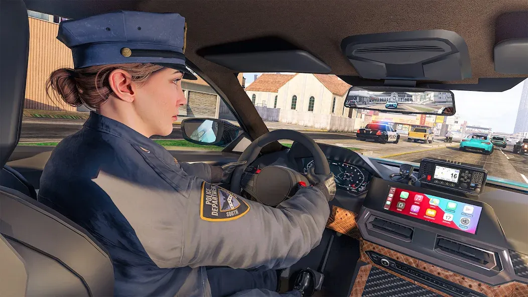 Police Simulator Job Cop Game бесплатно на Андроид — мод: Безлимитные деньги и всё открыто — скриншот 1