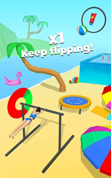 Flip Jump Stack! взломанный APK — Без рекламы и все уровни открыты — скриншот 3