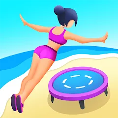 Flip Jump Stack! взломанный APK — Без рекламы и все уровни открыты