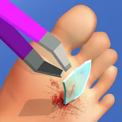 Foot Clinic - ASMR Feet Care на телефон — скачать мод: Безлимитные деньги и открыты все уровни