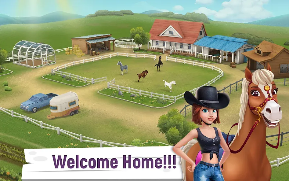 My Horse Stories взлом на Андроид — Безлимитные монеты и энергия — скриншот 1