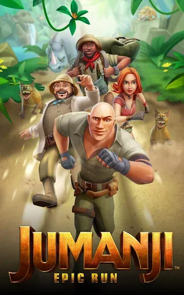Скачать Jumanji: Epic Run мод — Безлимитные монеты и энергия — скриншот 1